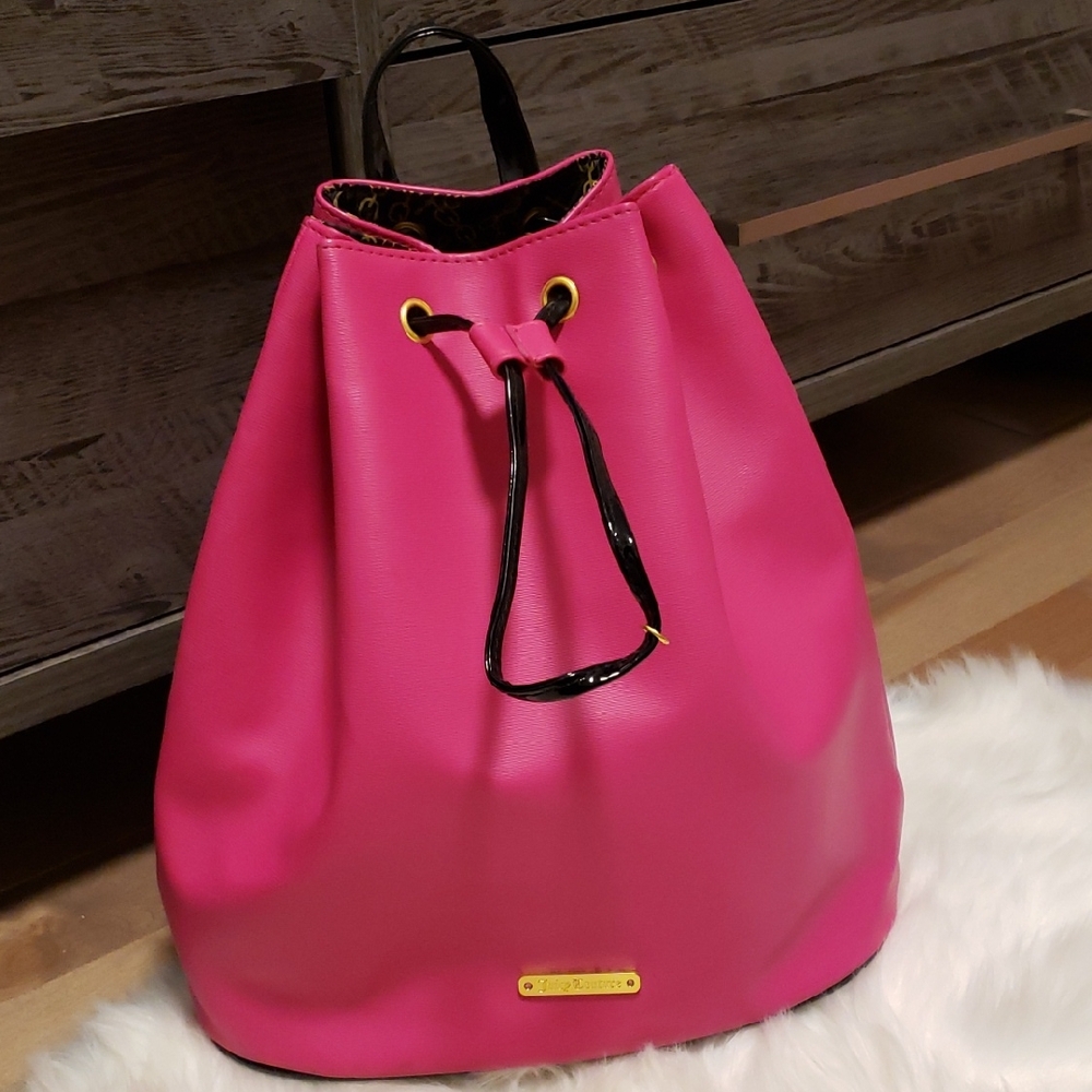🧿Juicy Couture Vibrant Pink Bucket Purse